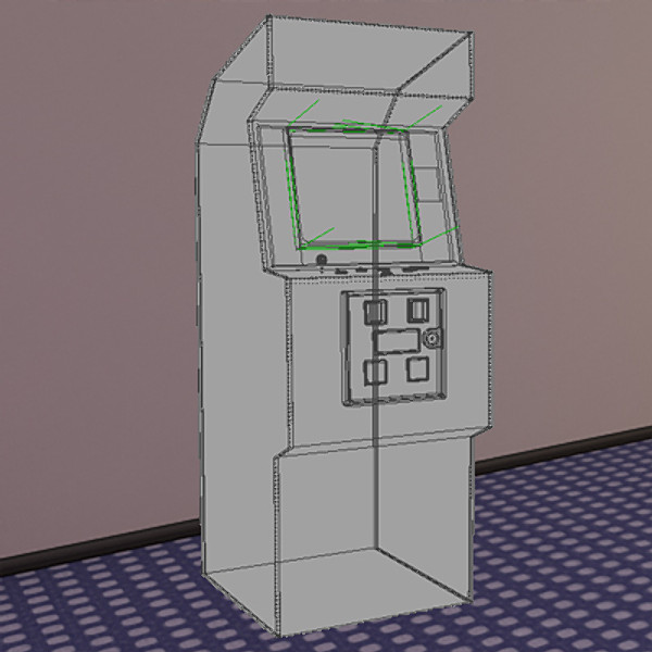 classic defender 3d model - Defender Game by My3DGuy